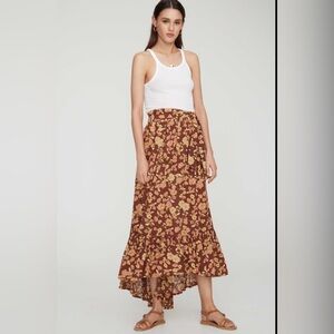 Faithful the brand floral high low skirt, size 2